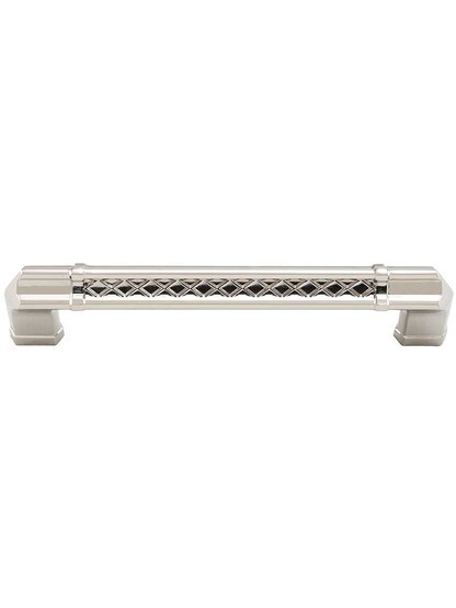 Tower Bridge Cabinet Pull - 5 inch Center-to-Center in Polished Nickel.